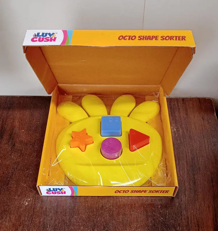 octo Shape sorter Toy Game That Make Your Kid's brain Sharp, Increase Grasping And Sorting Power Education Learning For Girls & boy, Gift Product (1 Pc)