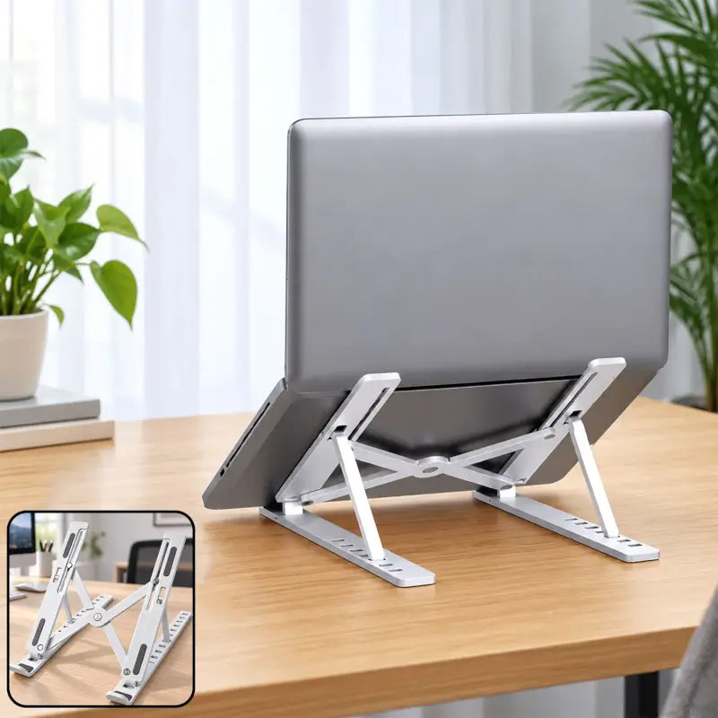 Foldable Adjustable Laptop Stand for Desk with Carry Bag