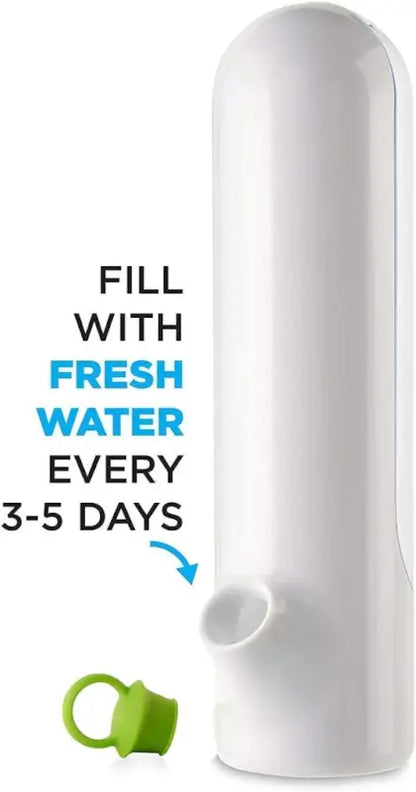 Acrylonitrile Butadiene Styrene Abs Herb Savor Pod white-transparent BPA Free The Fridge Small Vegetable, Parsley, Asparagus, Keeps Greens Fresh For 2-3 Weeks (Pack of 1, White).