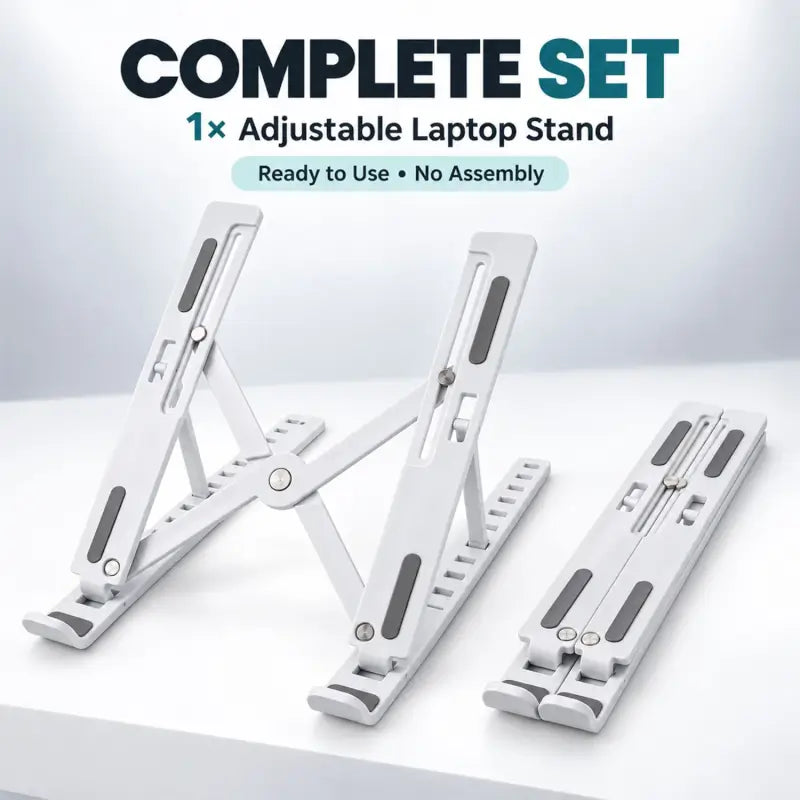 Foldable Adjustable Laptop Stand for Desk with Carry Bag